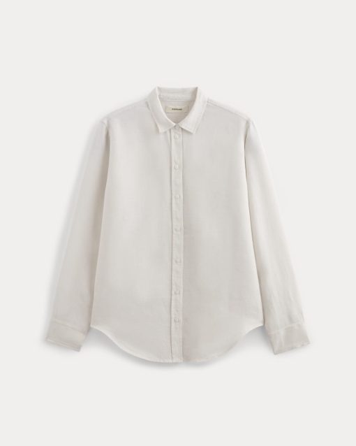 Alternative view of The Must-Have Shirt in Linen | Natural Chambray