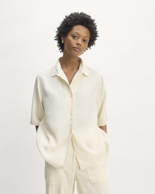 The Short-Sleeve Shirt in Butterlite | Bone