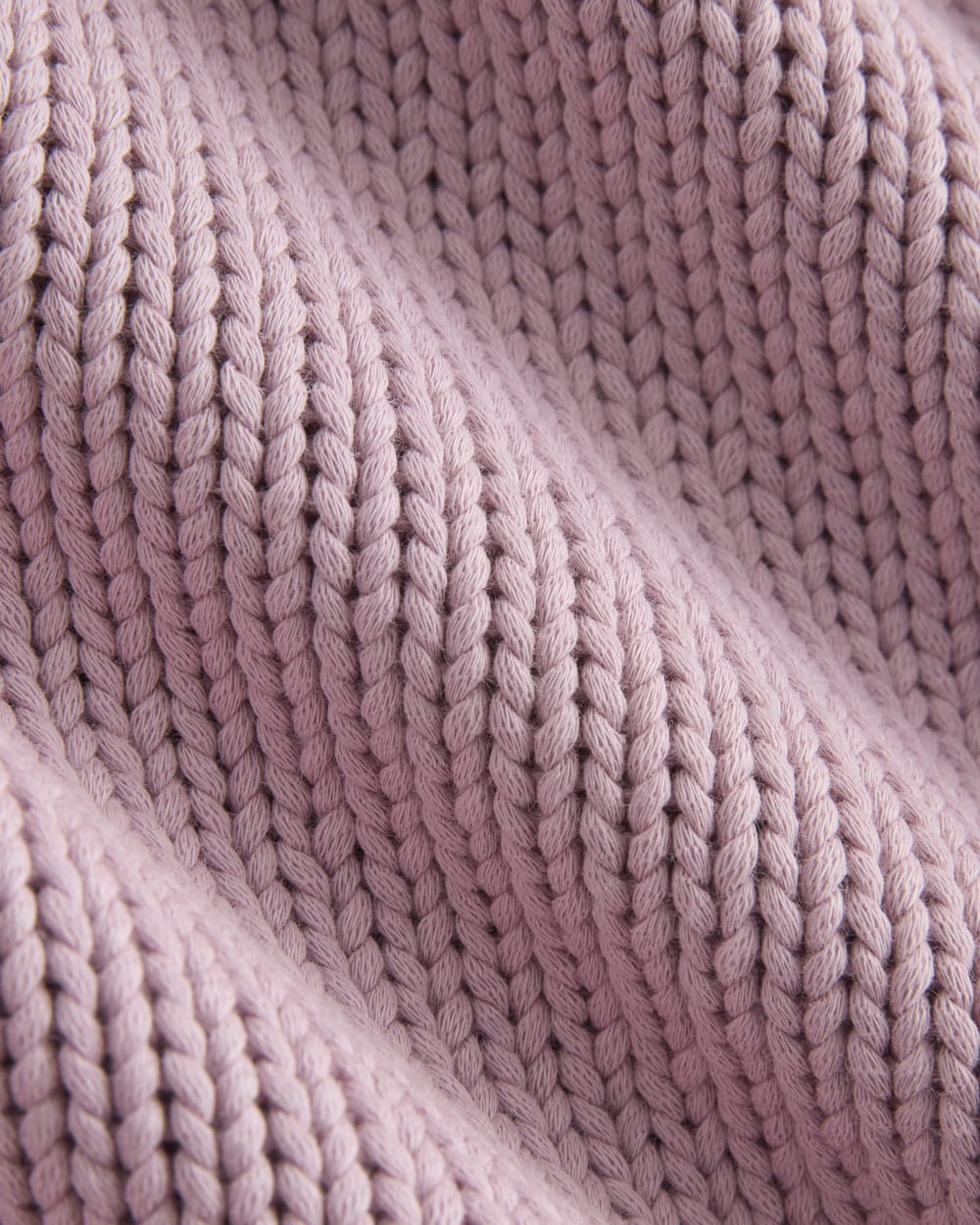 Oversized Cocoon Crew in Elevated Cotton | Burnished Lilac - Image 6