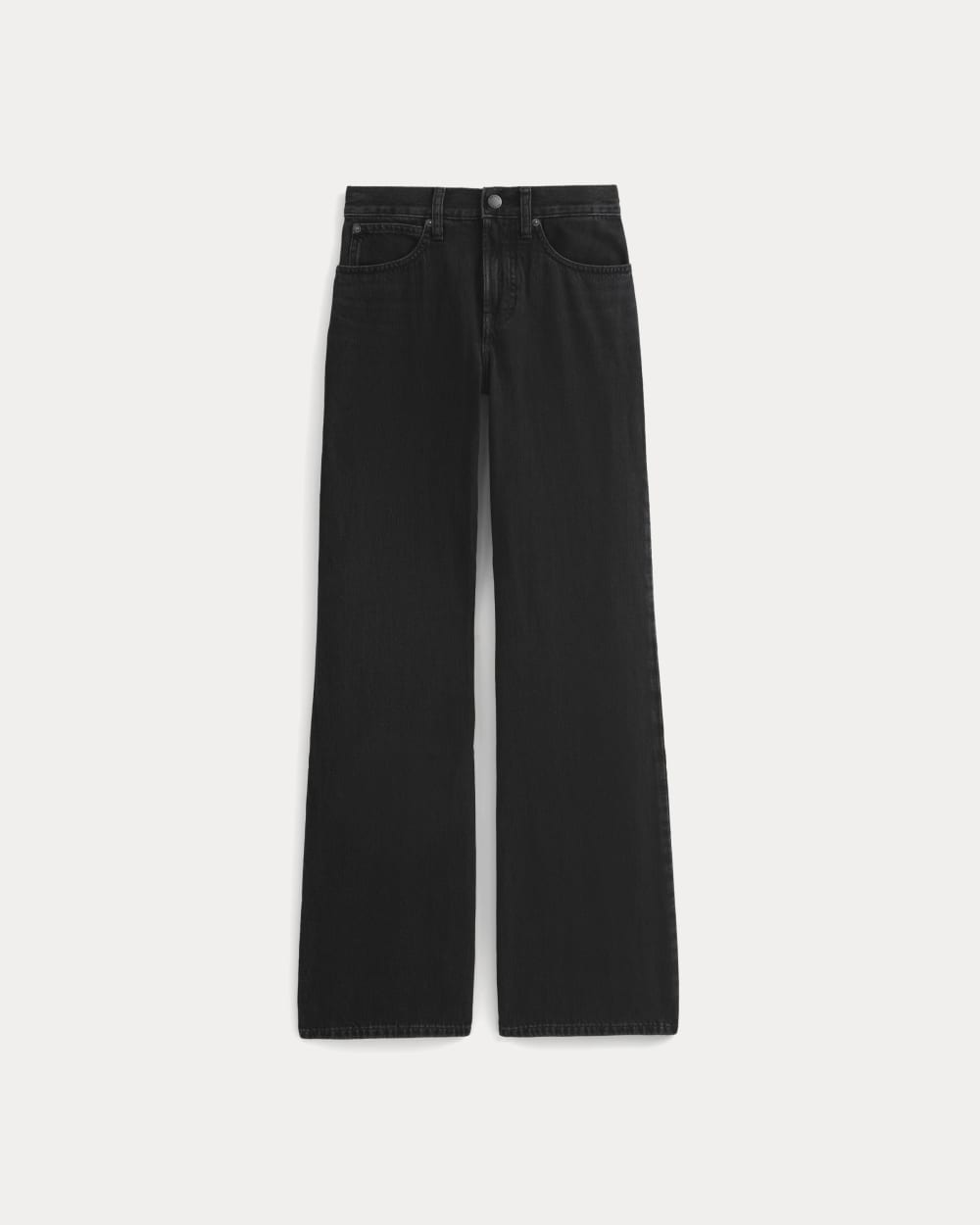 Relaxed Mid-Rise Bootcut Jean | Black - Image 2