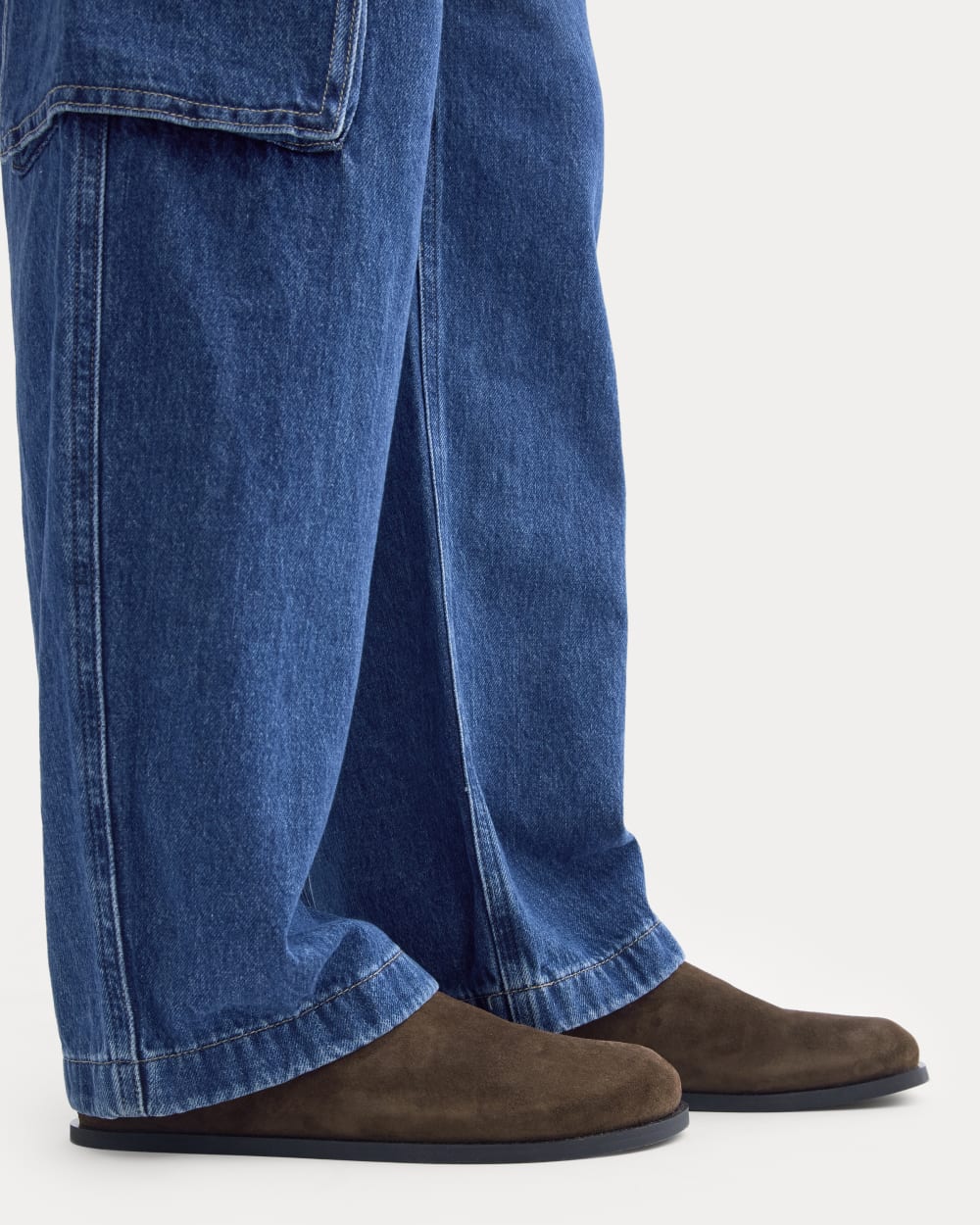 Suede Clog | Deep Brown - Image 4