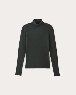 Alternative view of The Luxe Rib Turtleneck | Scarab