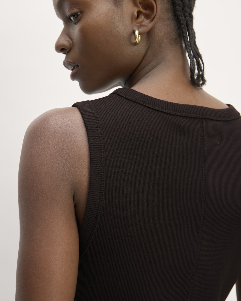 The Ribbed Mini Dress | Black - Image 5