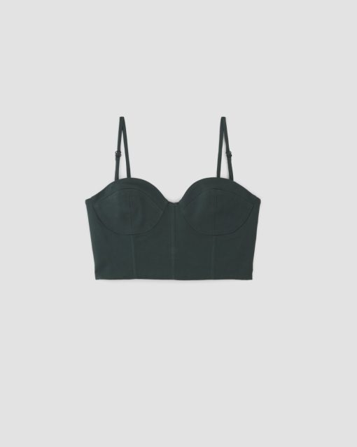 Alternative view of The Structured Cotton Bustier | Scarab
