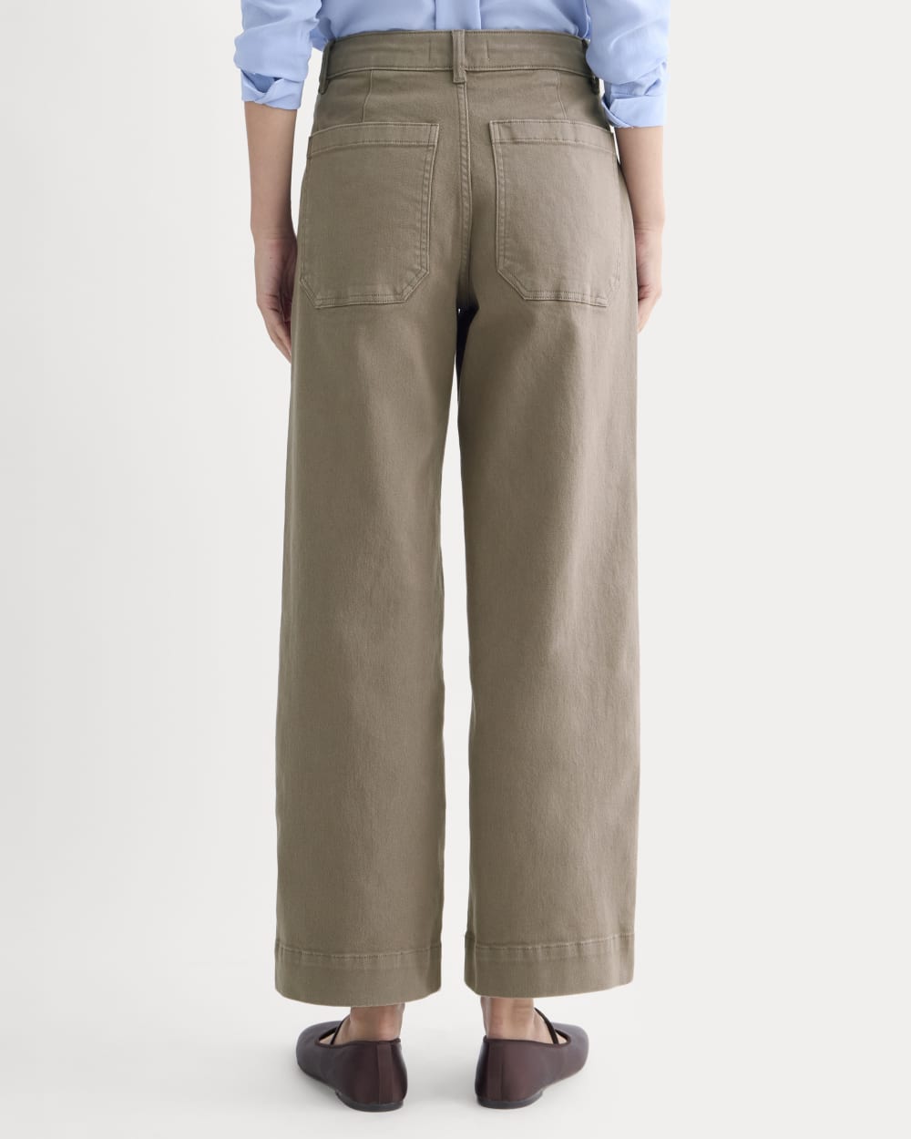 The Utility Wide-Leg Pant | Taupe - Image 5
