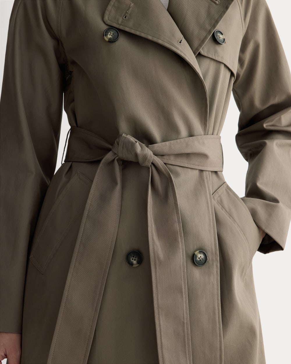 The Modern Trench Coat | Deep Taupe - Image 3