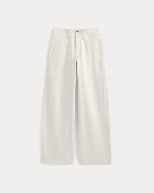 Alternative view of The Mid-Rise Trouser Jean | Ecru
