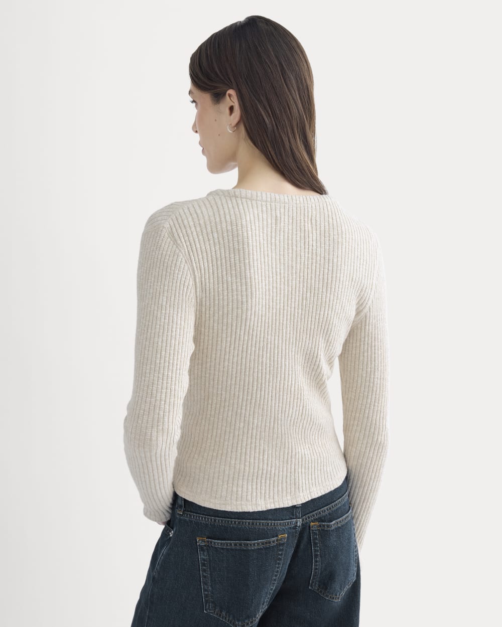 The Cozy Rib Cardigan | Peyote / Bone - Image 5