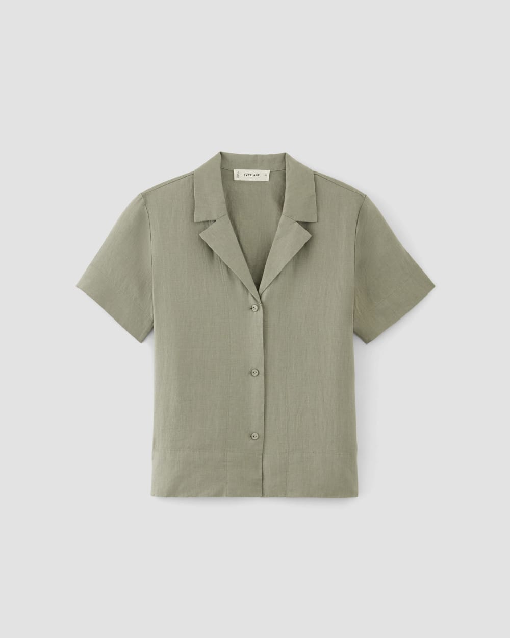 The Notch Shirt in Linen | Sage Green - Image 2