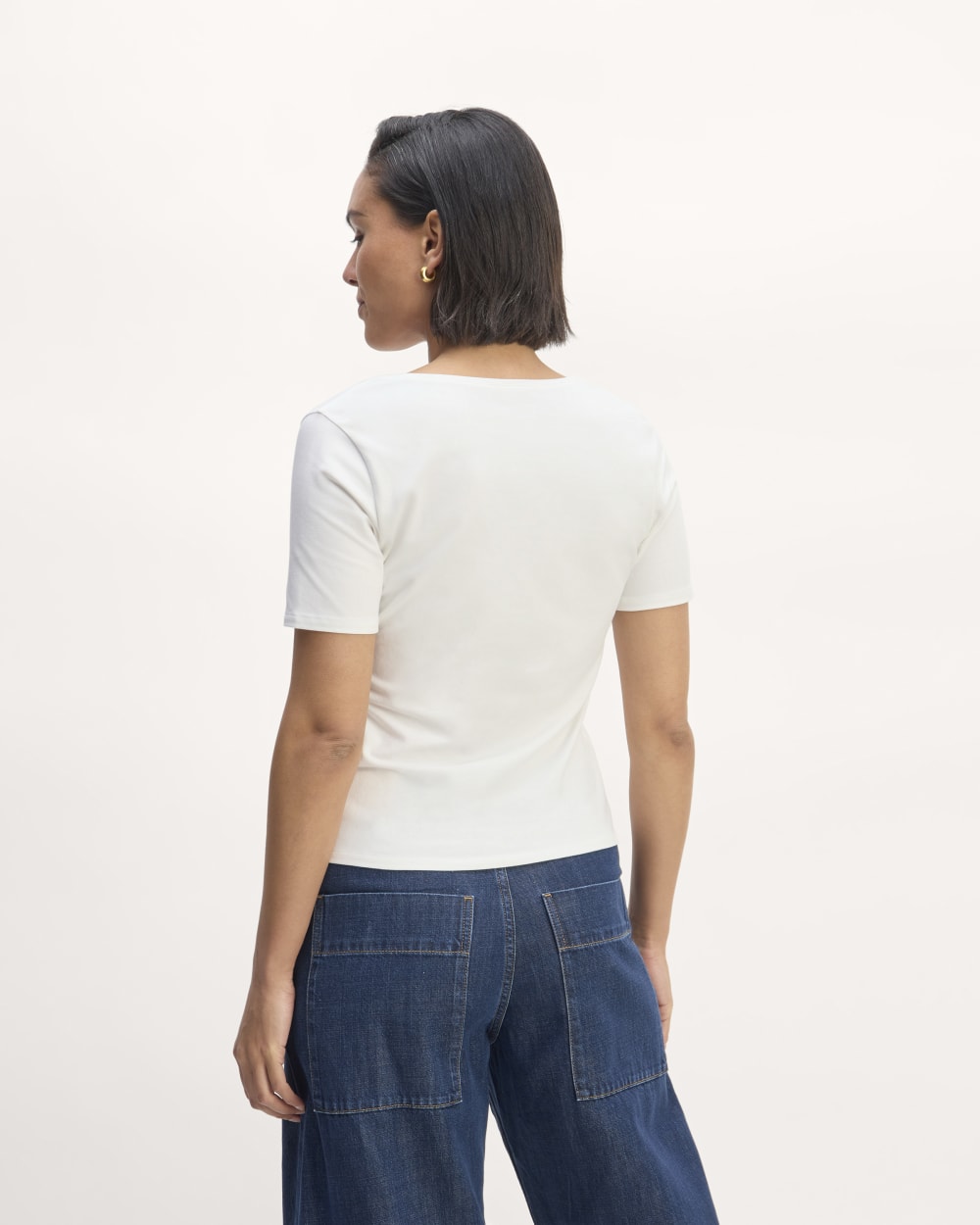 The Form Scoop-Neck Tee | White - Image 4