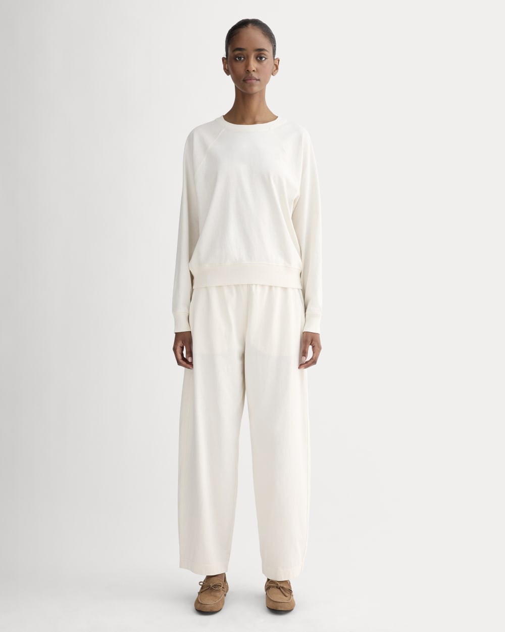 The Off-Duty Long-Sleeve Tee | Bone - Image 3