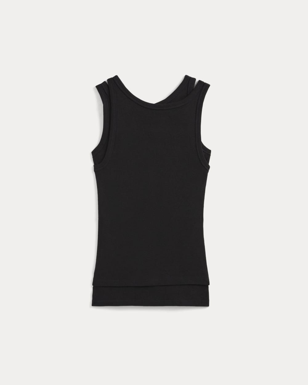 Tissue Layered Tank | Black - Image 2