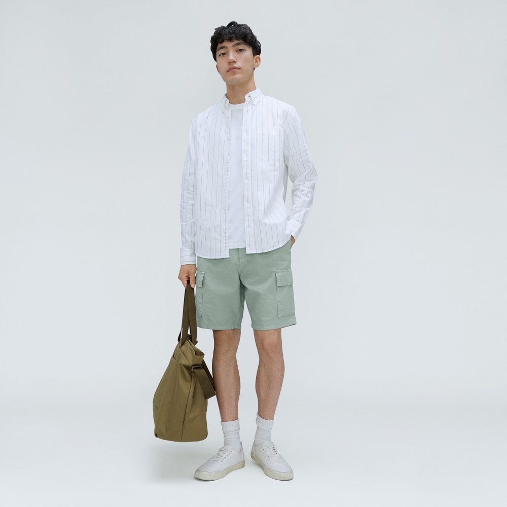The Cotton Linen Short | White Sage - Image 5