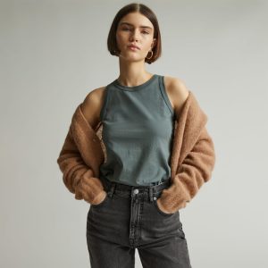 The Tank in Essential Cotton | Green Balsam