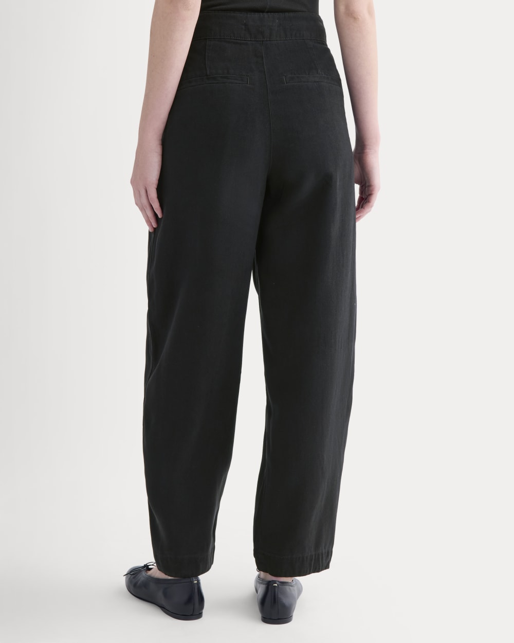 Patch Pocket Ballon Pant in Buttersoft | Black - Image 6