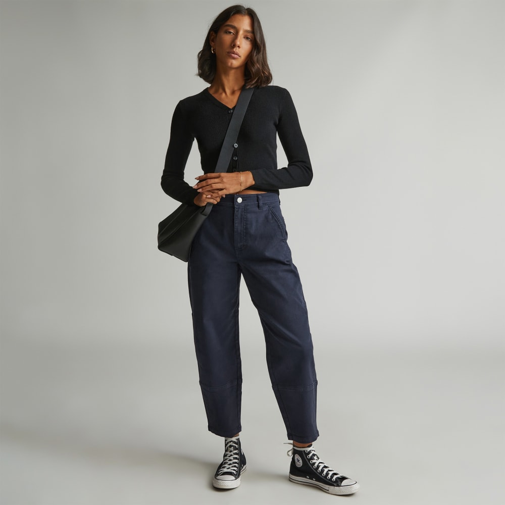 The Utility Barrel Pant | Navy | Regular