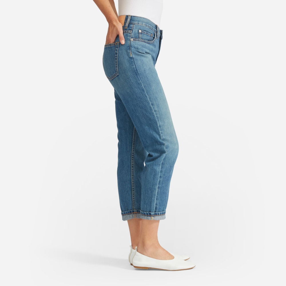 The Super-Soft Relaxed Jean | Mid Blue - Image 6