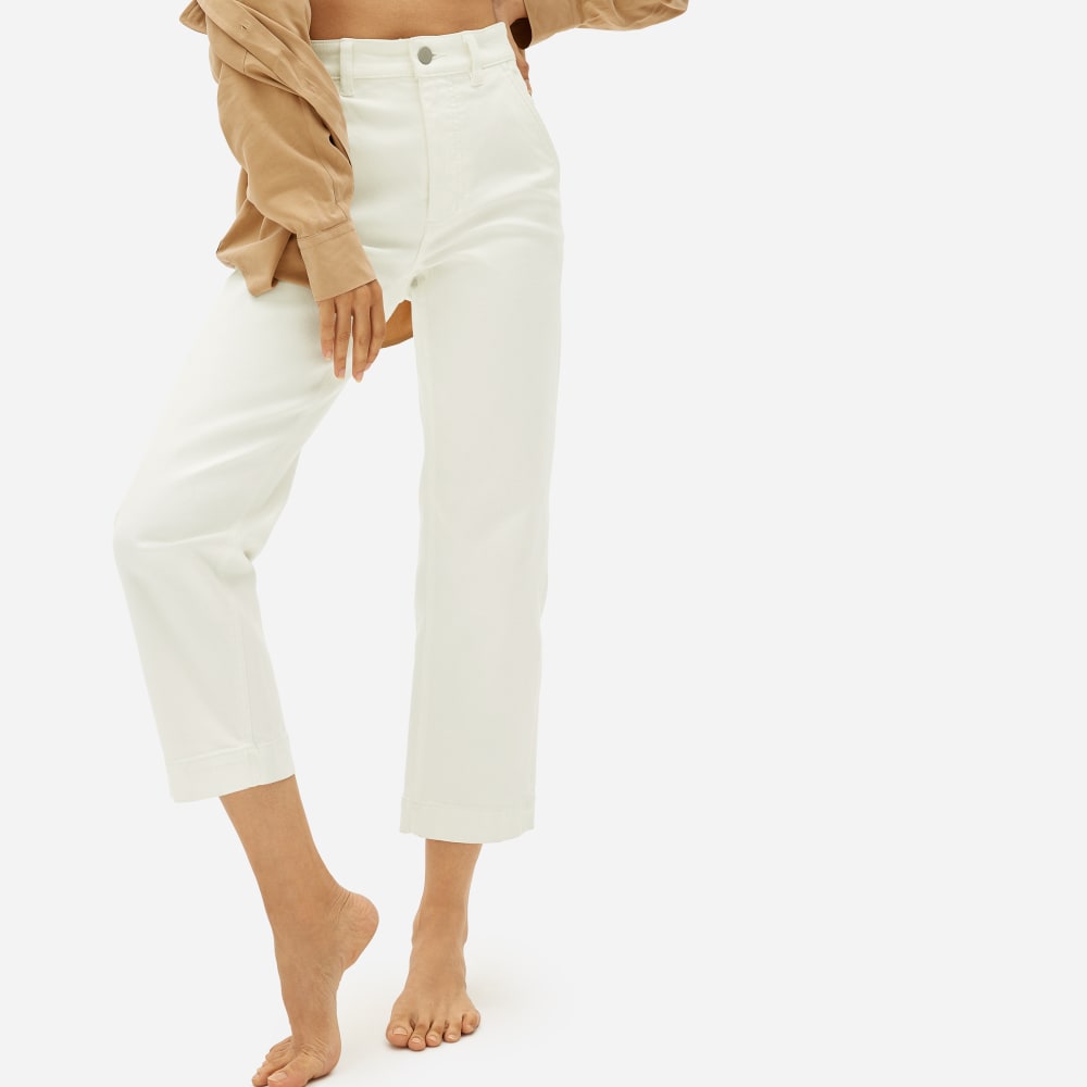 The Straight-Leg Crop | Bone | Regular - Image 2