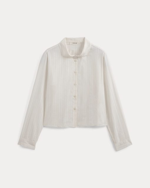 Alternative view of Textured Mini Collar Shirt | Bone