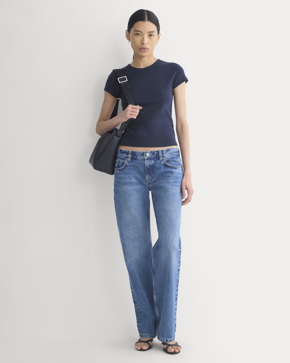 RetroSoft Cotton Crew | Navy - Image 3