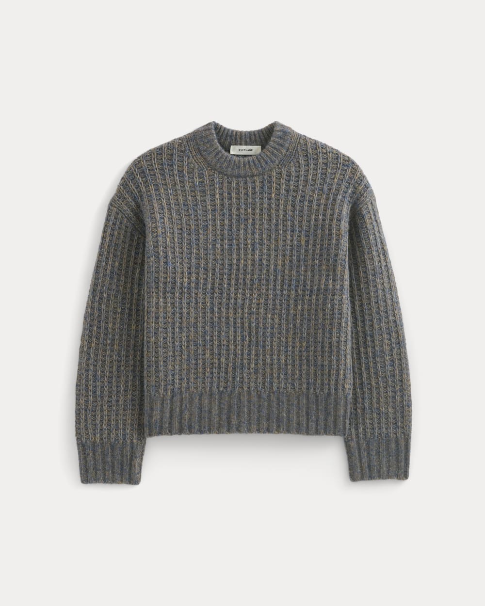 Waffle Sweater in Cloud | Blue Multi Twist - Image 2