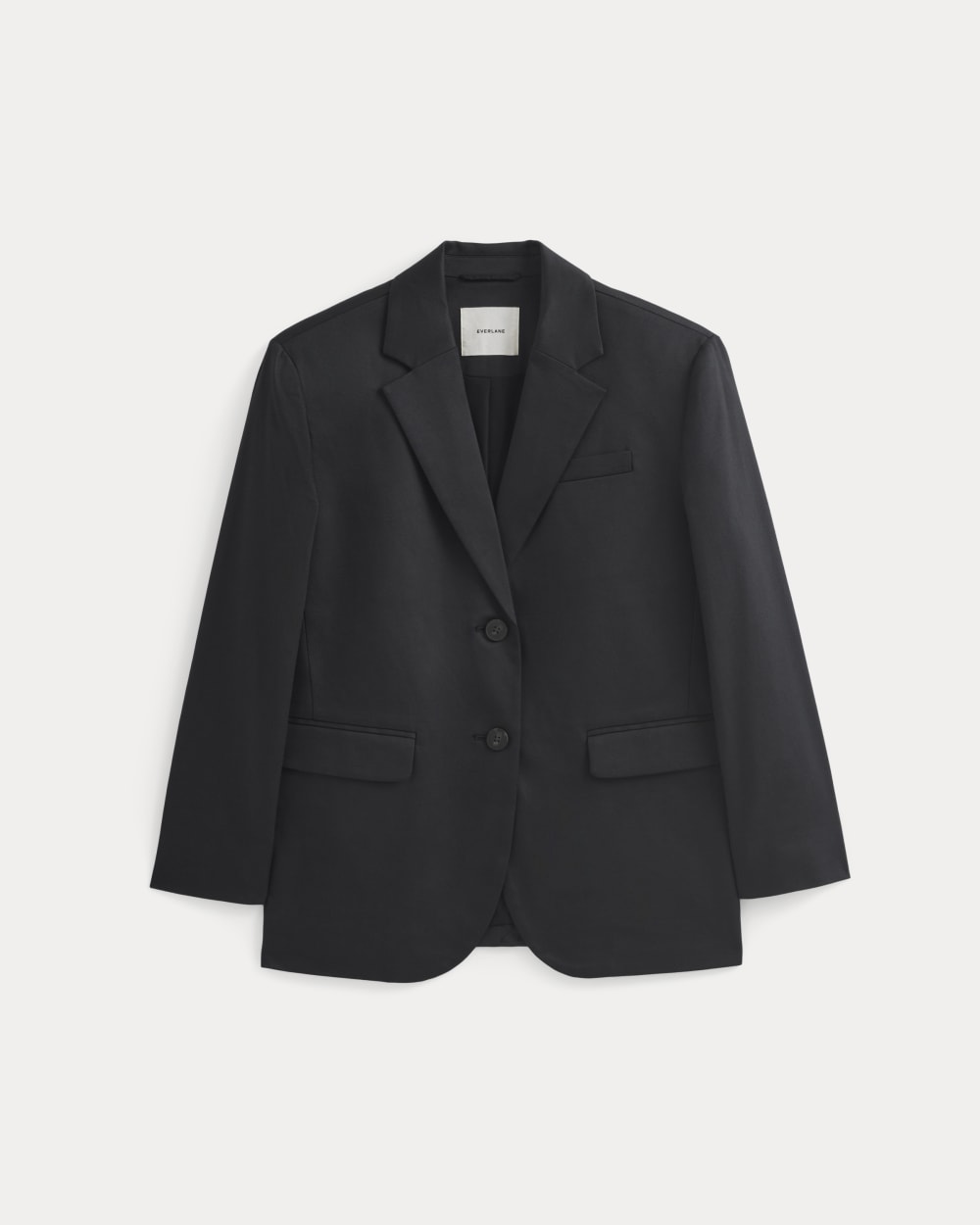 Tailored Drape Blazer | Black - Image 2
