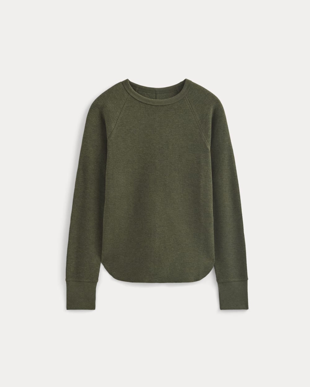 Slim-Fit Crew in Cozy Waffle | Heather Beech - Image 2