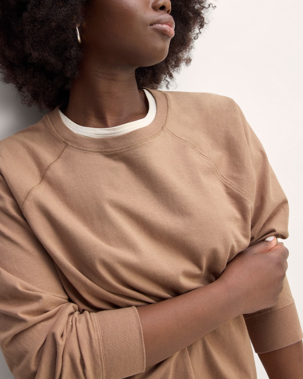 The Off-Duty Long-Sleeve Tee | Chanterelle - Image 4