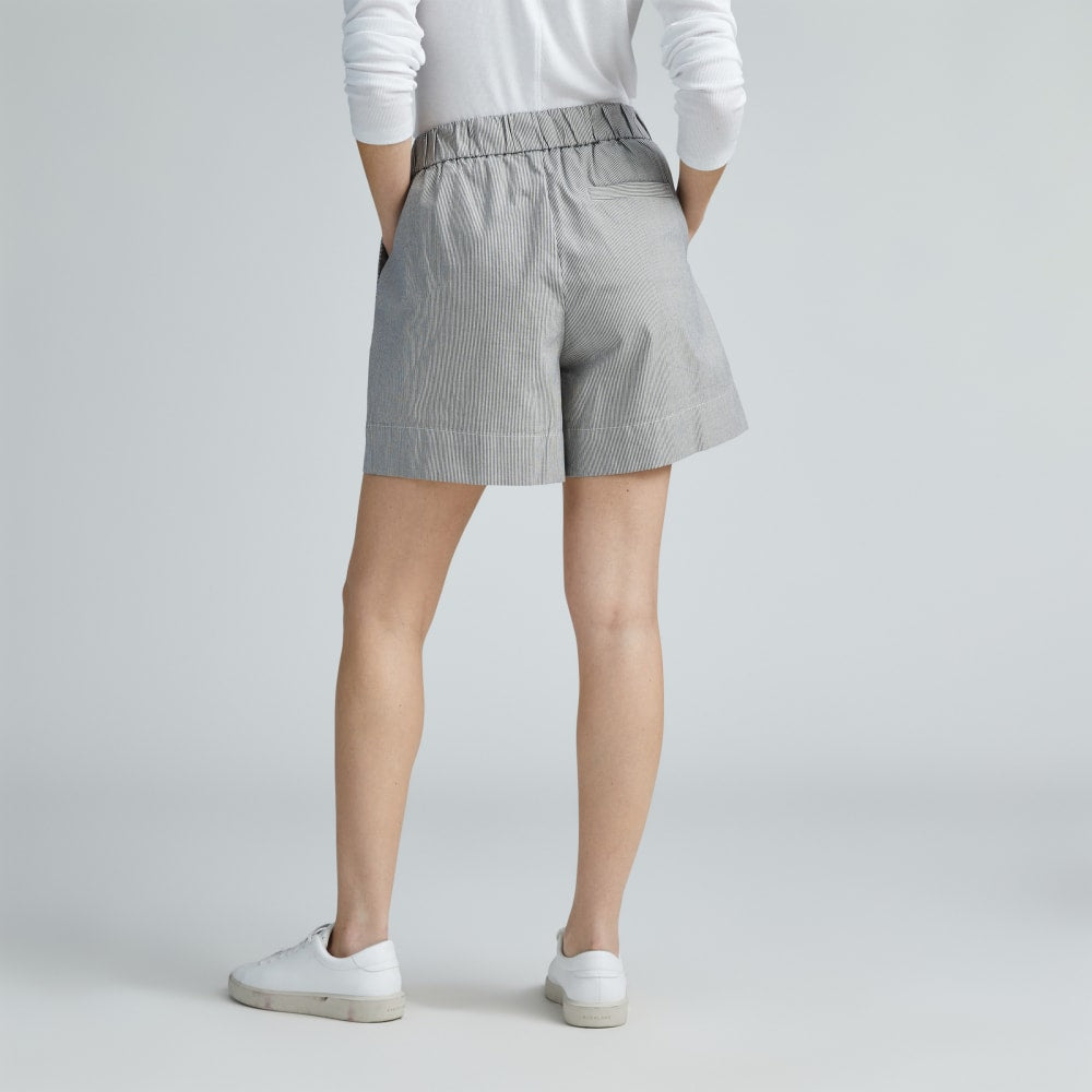 The Easy Short | Canvas Tan / Navy - Image 6