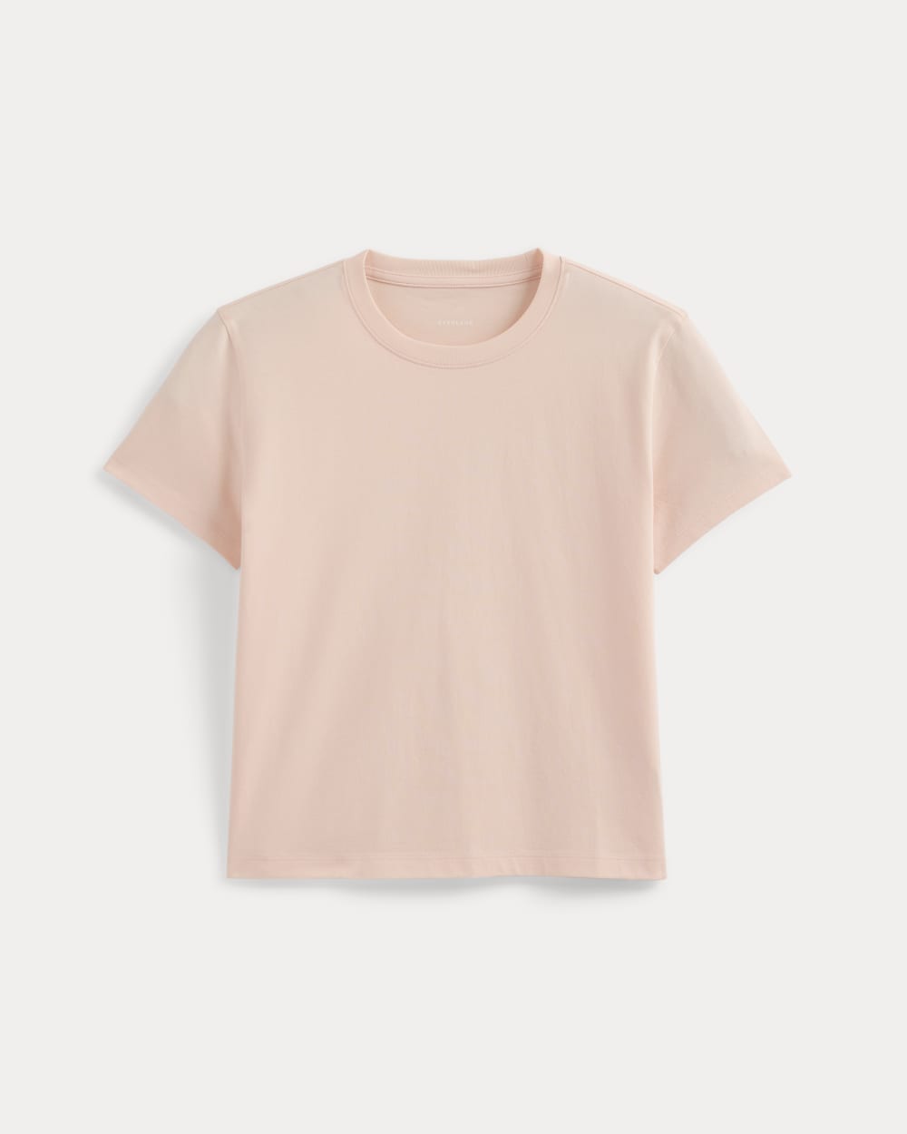 The Box-Cut Tee in Essential Cotton | Pale Peach | No Pocket - Image 2