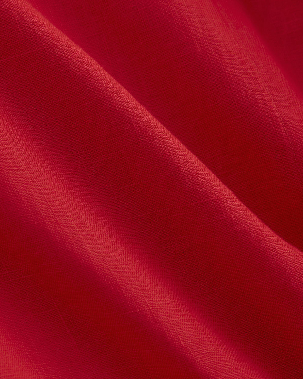 The Notch Shirt in Linen | Classic Red - Image 6