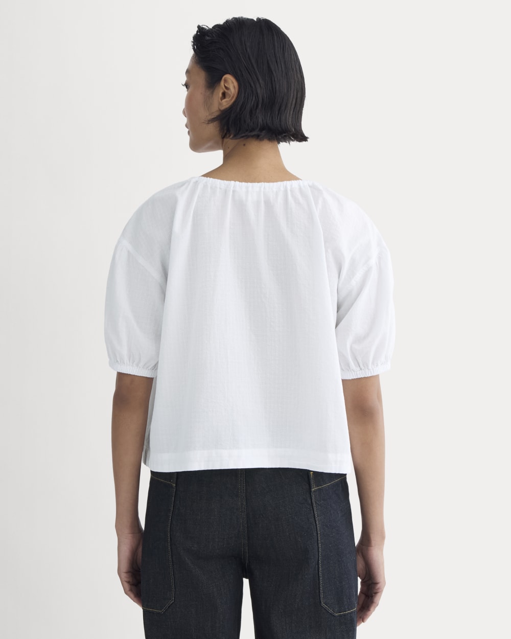The Gauze Button-Up | White - Image 5
