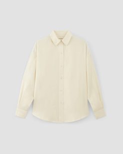 Alternative view of The Oversized Shirt in Butterlite | Bone