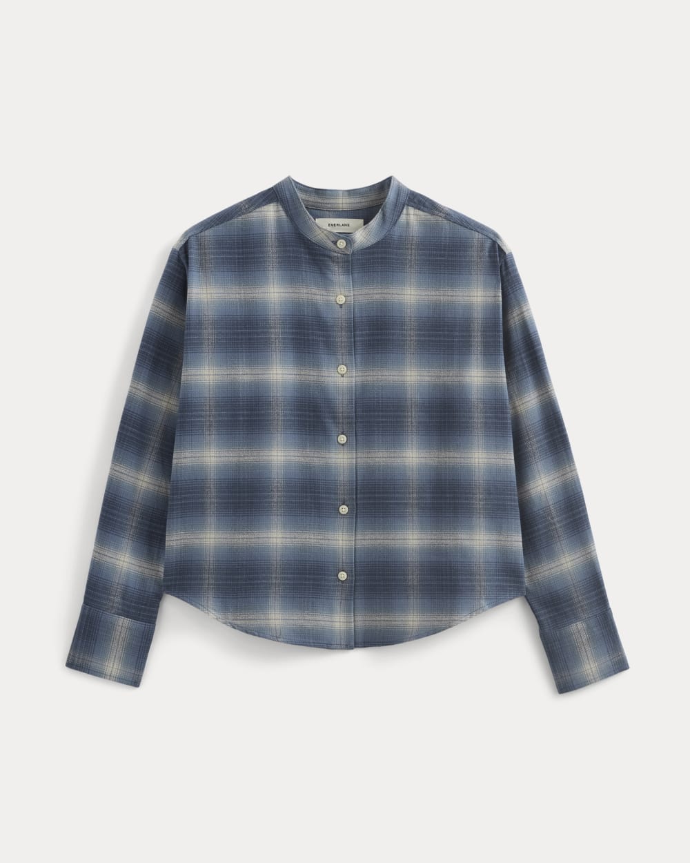 Flannel Shirt | Blue Ombre Plaid - Image 2