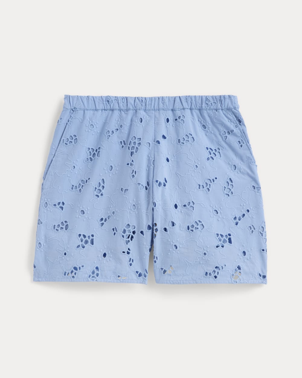 The Eyelet Pull-On Short | Sky Blue - Image 2