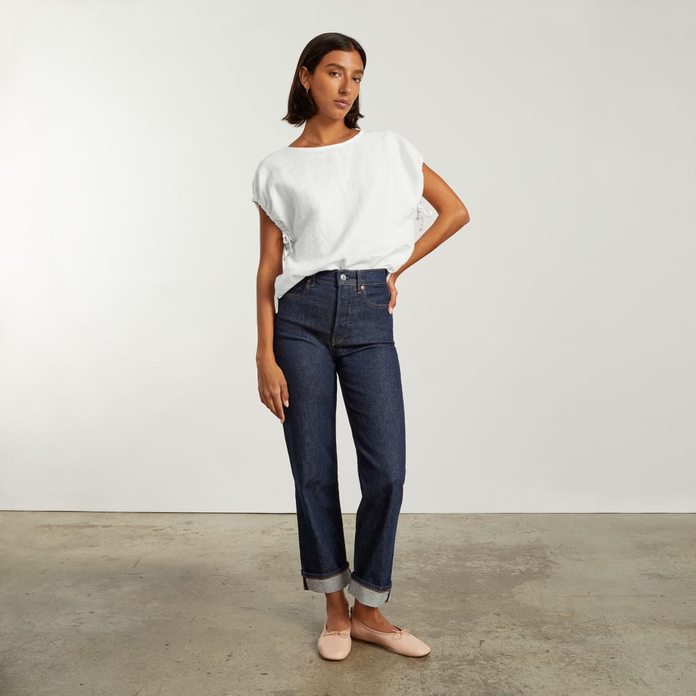 The Drawstring Tunic | White - Image 4