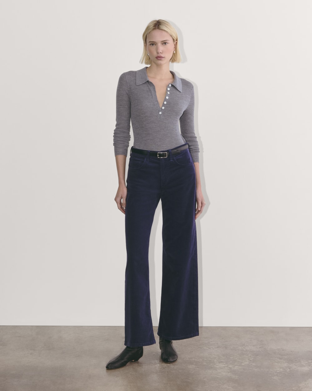 The Mid-Way Pant in Corduroy | Navy - Image 6