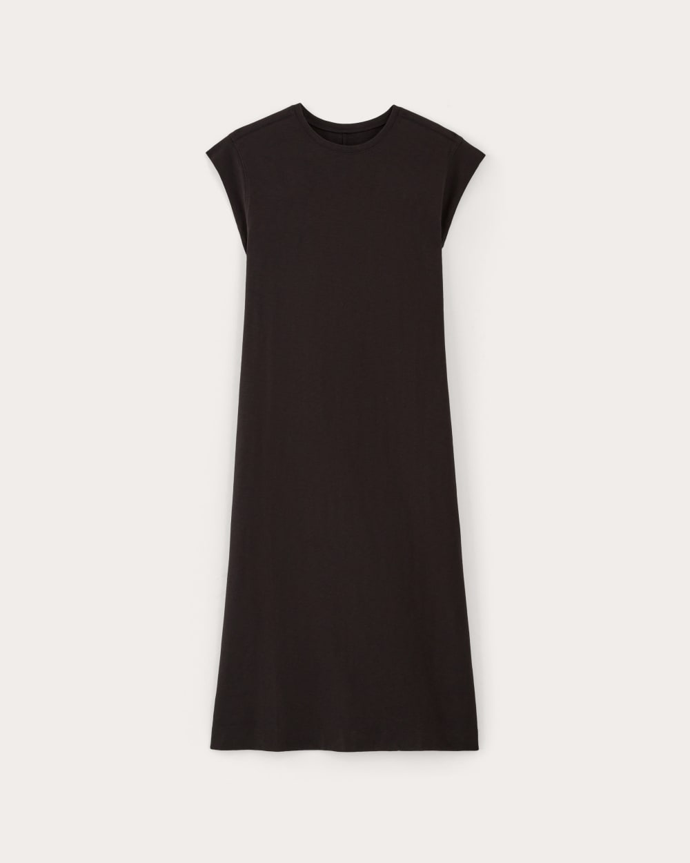 The Muscle Tee Midi Dress | Black - Image 2