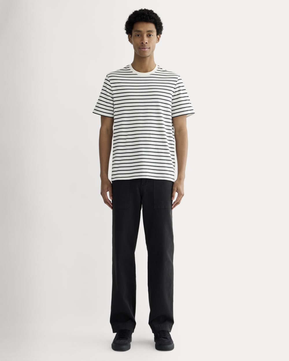 The Essential Organic Crew | Bone / Black - Image 3