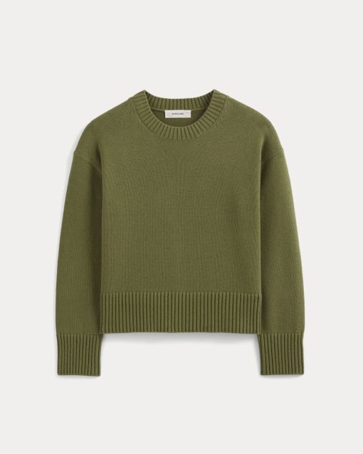 Alternative view of The Boxy Sweater in Everyday Cotton | Mayfly