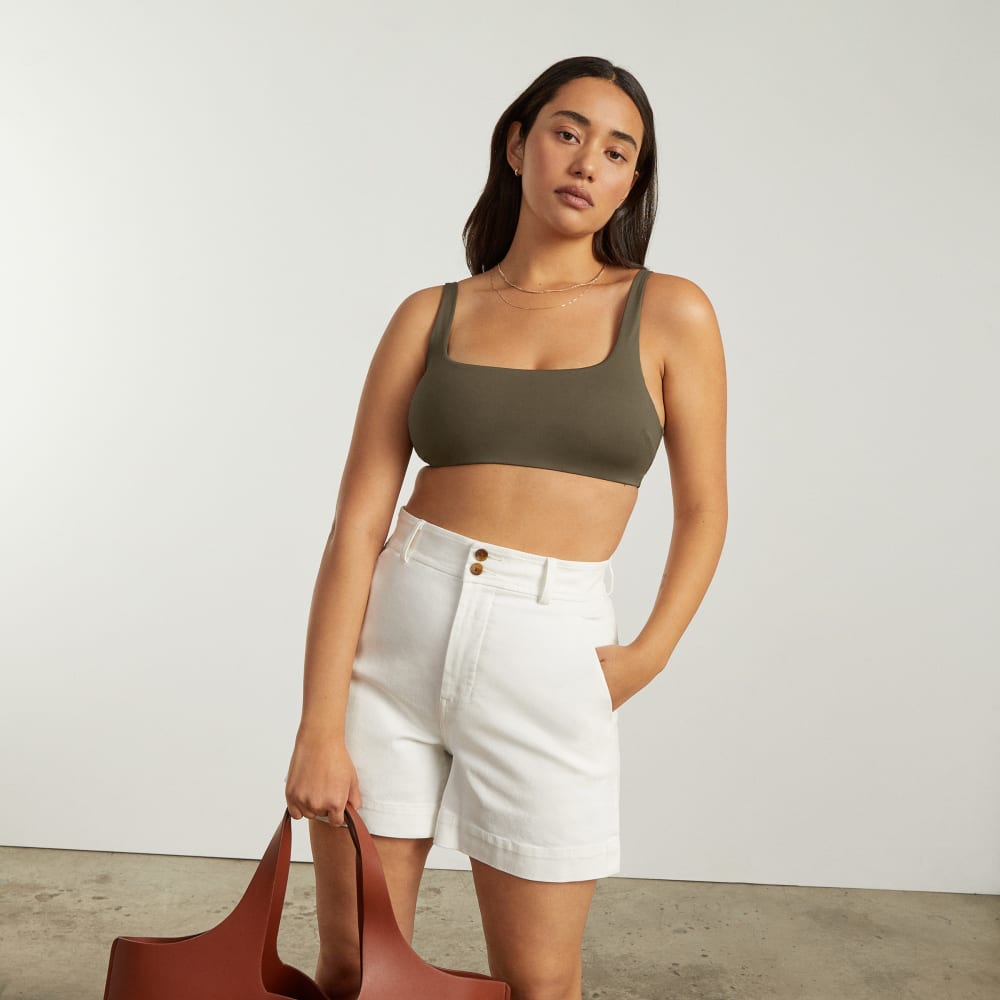 The Square-Neck Bikini Top | Beech - Image 12