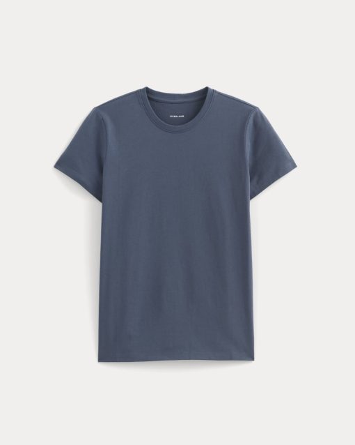 Alternative view of The Slim Crew in Essential Cotton | Deep Cobalt