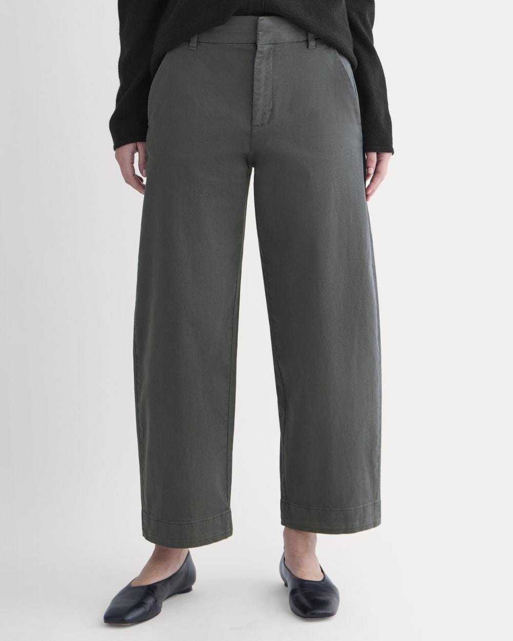 Cotton Twill Chino | Slate Grey - Image 3
