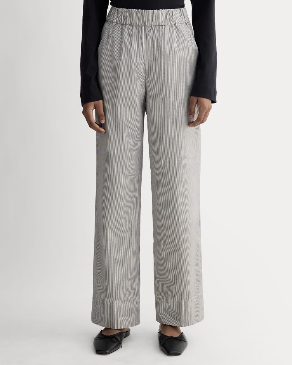 The Easy Pant | Canvas Tan / Navy - Image 3
