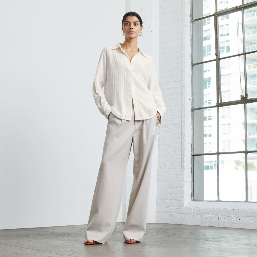 The City Stripe Shirt | Bone - Image 6