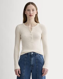 The Cozy Rib Henley | Bone