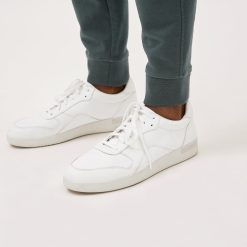 Alternative view of The Court Sneaker | White