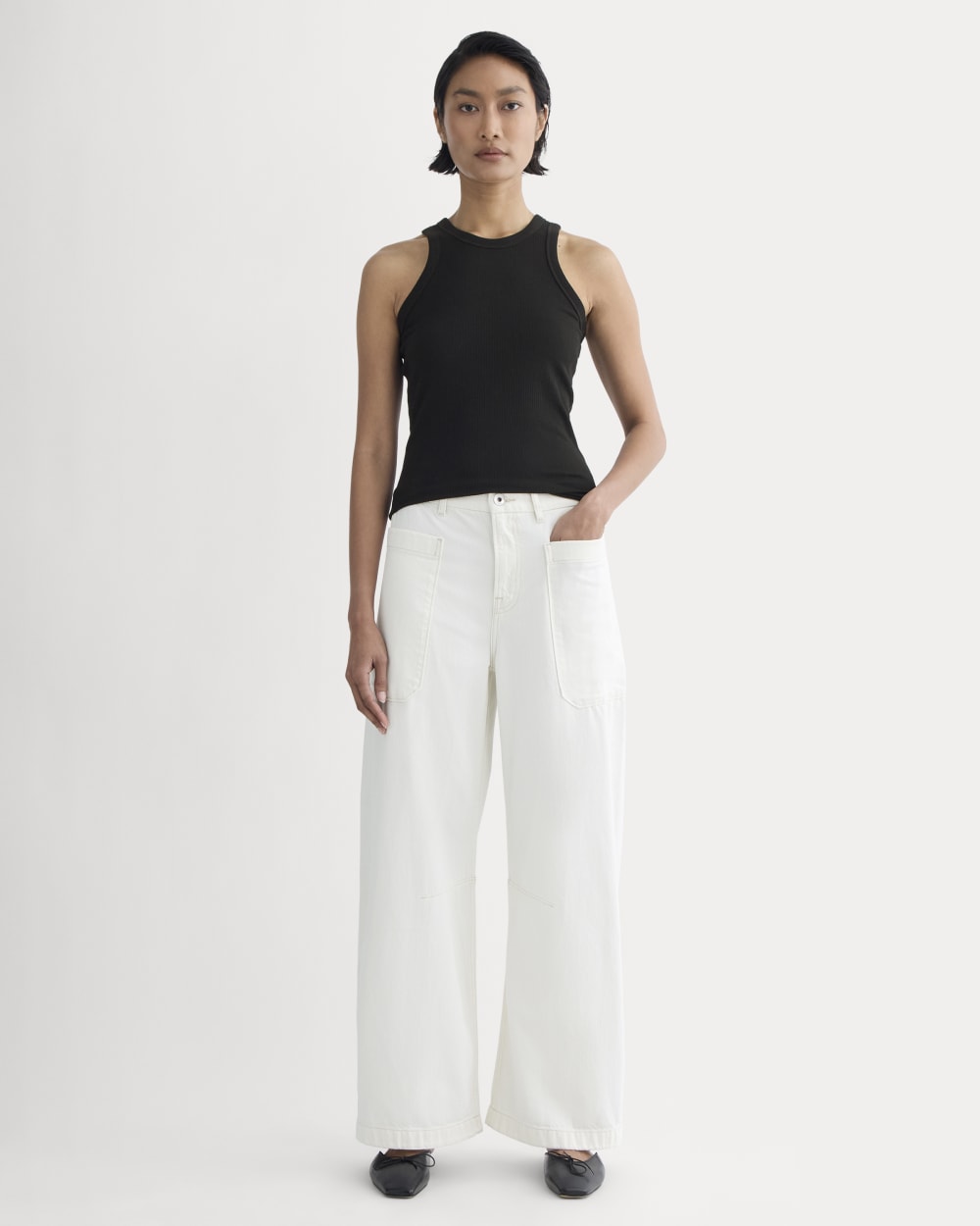 The Gardener Pull-On Jean | Bone