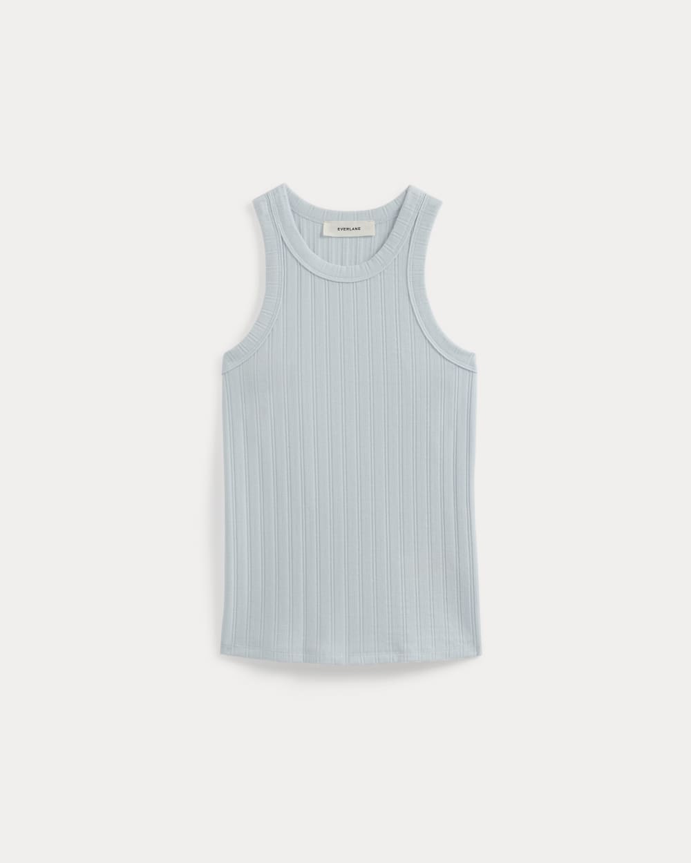 Racerback Tank in Pointelle | Skywriting - Image 2