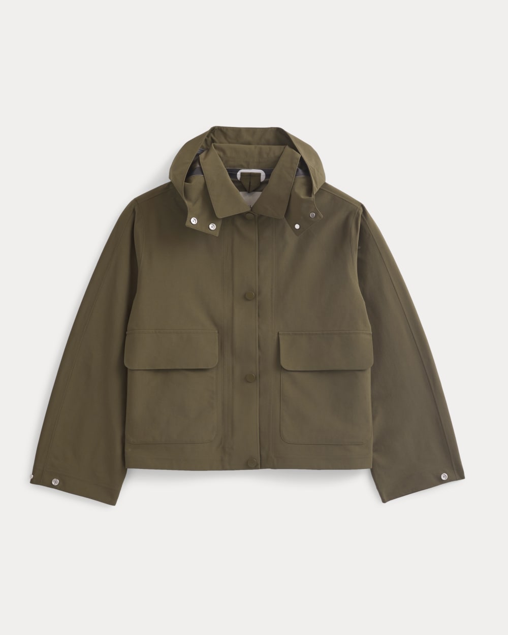 Re:Cycled Nylon Barrel Jacket | Beech - Image 2